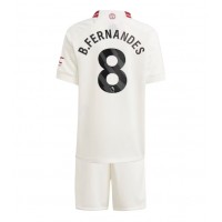Dječji Nogometni Dres Manchester United Bruno Fernandes #8 Rezervni 2023-24 Kratak Rukav (+ Kratke hlače)